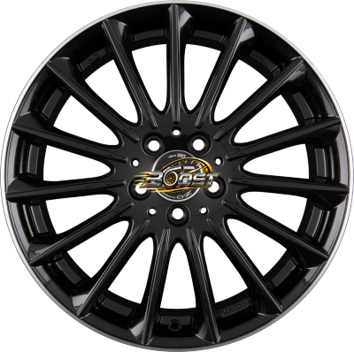 MSW 30 Gloss Black Diamond Lip 8.00x19 5x112 MSW 30 Gloss Black Diamond Lip 8.00x19 5x112