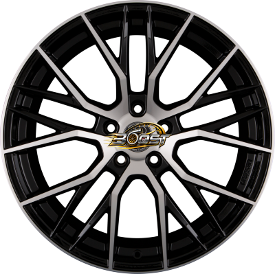 ARCASTING GLADIO Black Glossy Polished 8.50x19 5x114 ARCASTING GLADIO Black Glossy Polished 8.50x19 5x114