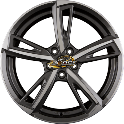 BORBET BU1 Mistral Anthracite Glossy Polished 8.00x19 5x112 BORBET BU1 Mistral Anthracite Glossy Polished 8.00x19 5x112