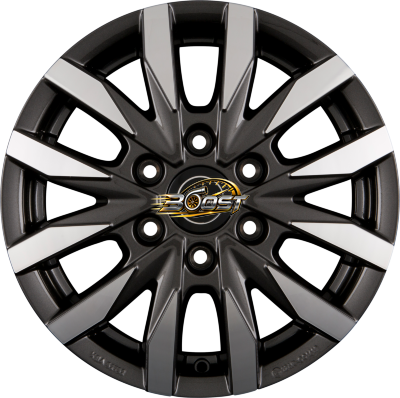 BORBET CW6 Mistral Anthracite Glossy Polished 6.50x16 6x130 BORBET CW6 Mistral Anthracite Glossy Polished 6.50x16 6x130