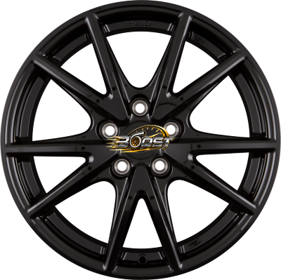 PLATIN P 99 Jetblack — Zwart lichtmetalen velg