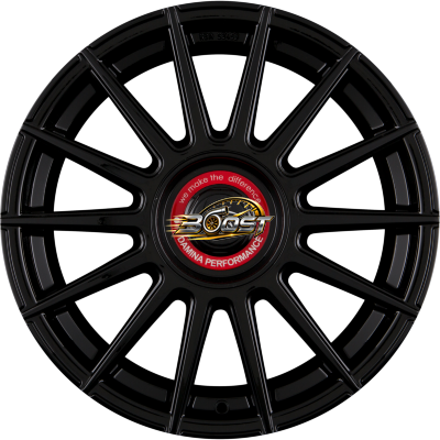 DM09 Black Painted Red Ring