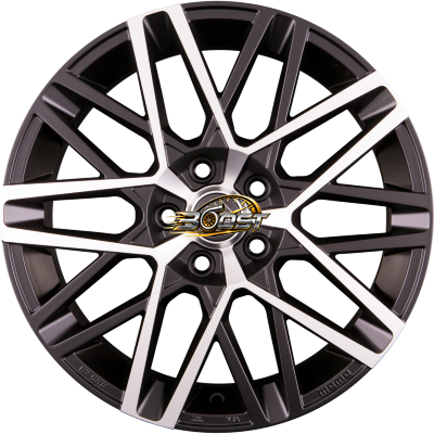 MOMO AVENGER Matt Black Polished 8.00x18 5x112 MOMO AVENGER Matt Black Polished 8.00x18 5x112
