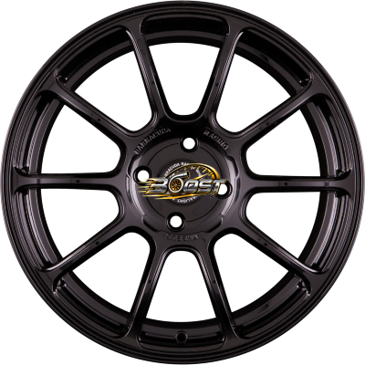 BARRACUDA SUMMA Matt Black Pure Sports 7.50x17 4x100 BARRACUDA SUMMA Matt Black Pure Sports 7.50x17 4x100