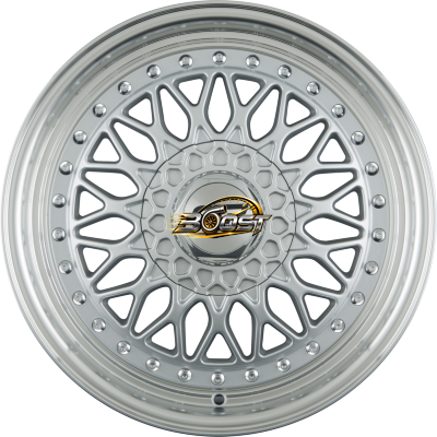 GTP WHEELS GTP 040 Silber Felgenbett Poliert — Zilver lichtmetalen velg
