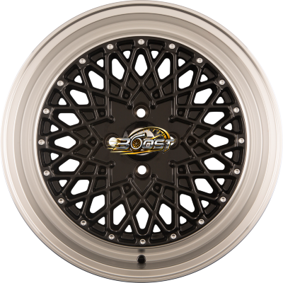 GTP WHEELS GTP 041 Schwarz Felgenbett Poliert — Zwart lichtmetalen velg