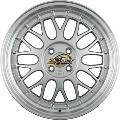 GTP WHEELS GTP 020 Silber Felgenbett Poliert — Zilver lichtmetalen velg
