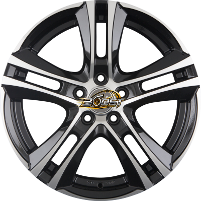 DBV ANDORRA II Schwarz Glänzend Front Poliert 6.50x16 5x112 DBV ANDORRA II Schwarz Glänzend Front Poliert 6.50x16 5x112