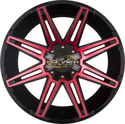 DIRT A.T. D88 Gloss Black Red Face 10.00x22 6x135 DIRT A.T. D88 Gloss Black Red Face 10.00x22 6x135