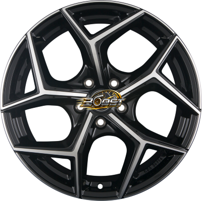 RIAL SALENTO Diamant-Schwarz Frontpoliert 8.00x18 5x112 RIAL SALENTO Diamant-Schwarz Frontpoliert 8.00x18 5x112