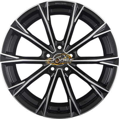 GMP ITALIA TOTALE Black Diamond — Zwart lichtmetalen velg