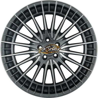 GMP ITALIA QSTAR Anthracite Diamond — Grijs/antraciet lichtmetalen velg
