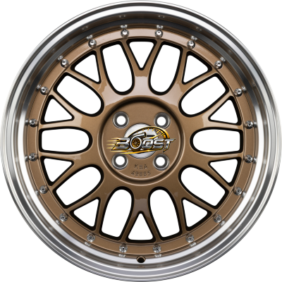 GTP WHEELS GTP 020 Bronze Felgenbett Poliert — Brons lichtmetalen velg