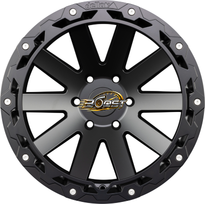 DELTA 4x4 HANMA RUGGED Schwarz Matt — Zwart lichtmetalen velg