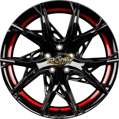 KESKIN KT24 Black Painted Red Inside (BPRI) 8.50x19 5x120 KESKIN KT24 Black Painted Red Inside (BPRI) 8.50x19 5x120