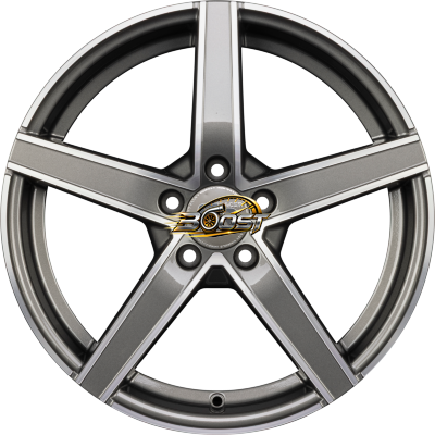 RACER WHEELS ARTIC EVO Gris Face Polie - Gun Machined Face 7.00x17 5x112 RACER WHEELS ARTIC EVO Gris Face Polie - Gun Machined Face 7.00x17 5x112