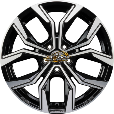 RACER WHEELS CARVER Noir Brillant Face Polie - Bright Black Machined 6.50x16 5x112 RACER WHEELS CARVER Noir Brillant Face Polie - Bright Black Machined 6.50x16 5x112