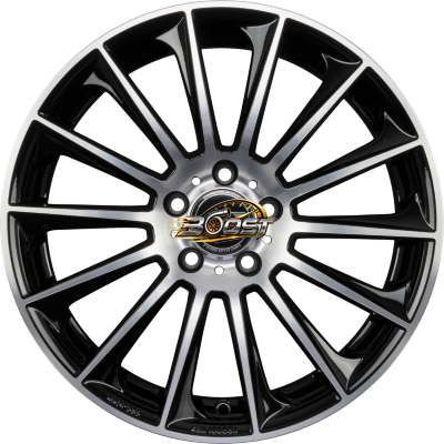 STUTTGART Noir Brillant Face Polie - Bright Black Machined