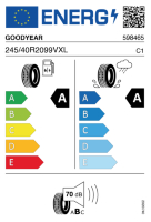 EU-label voor GOODYEAR EFFICIENTGRIP PERFORMANCE SUV
