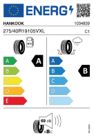 EU-label voor HANKOOK IK01E iON evo e