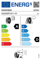EU-label voor GOODYEAR Wrangler TERRITORY HT
