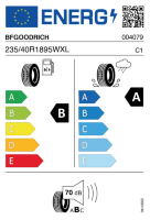EU-label voor BFGOODRICH ADVANTAGE 2