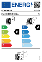 EU-label voor GOODYEAR EAGLE F1 ASYMMETRIC 5