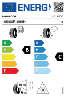 EU-label voor HANKOOK H740 Kinergy 4S 