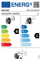 EU-label voor MILEVER MA352