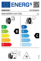 EU-label voor SEMPERIT SPEED-GRIP 5
