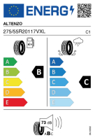 EU-label voor ALTENZO SPORTS NAVIGATOR