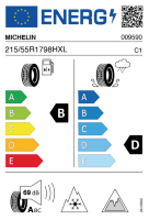 EU-label voor MICHELIN X-ICE SNOW+