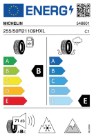 EU-label voor MICHELIN X-ICE SNOW