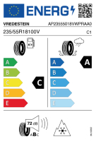 EU-label voor VREDESTEIN WINTRAC PRO