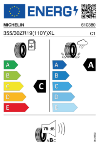 MICHELIN P-SP4S  355/30 R19 110 Y