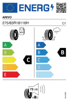 EU-label voor ARIVO ARV H/T TERRANO