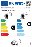 EU-label voor STAR PERFORMER INTERSTELLAR