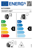 EU-label voor AUTOGREEN WINTER-MAX U1-WL2