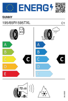 EU-label voor SUNNY NW611 WINTERMAX 
