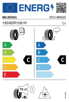 EU-label voor MILEKING MK625