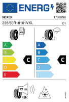EU-label voor NEXEN WINGUARD SPORT 2 (WU7)