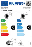 EU-label voor SEMPERIT MASTERGRIP 2 