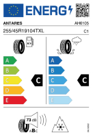 EU-label voor ANTARES LUMI 001