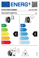 EU-label voor STAR PERFORMER STRATOS UHP