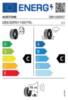 EU-label voor AUSTONE SP303 ATHENA