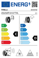 EU-label voor PIRELLI ICE ZERO ASIMMETRICO