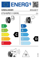 EU-label voor GRENLANDER ICEHAWKE II