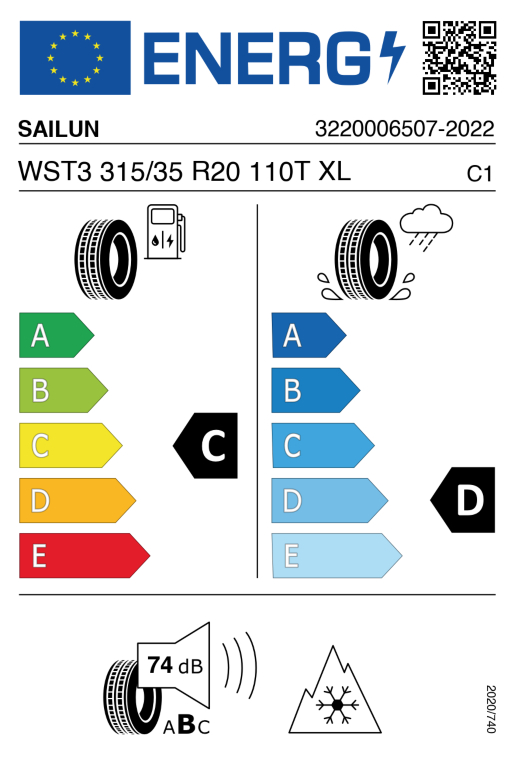 Étiquetage des pneus