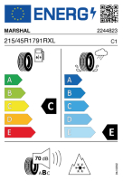 EU-label voor MARSHAL KW31