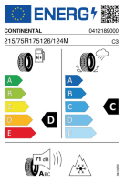 CONTI HY-LS3  215/75 R17 5 M